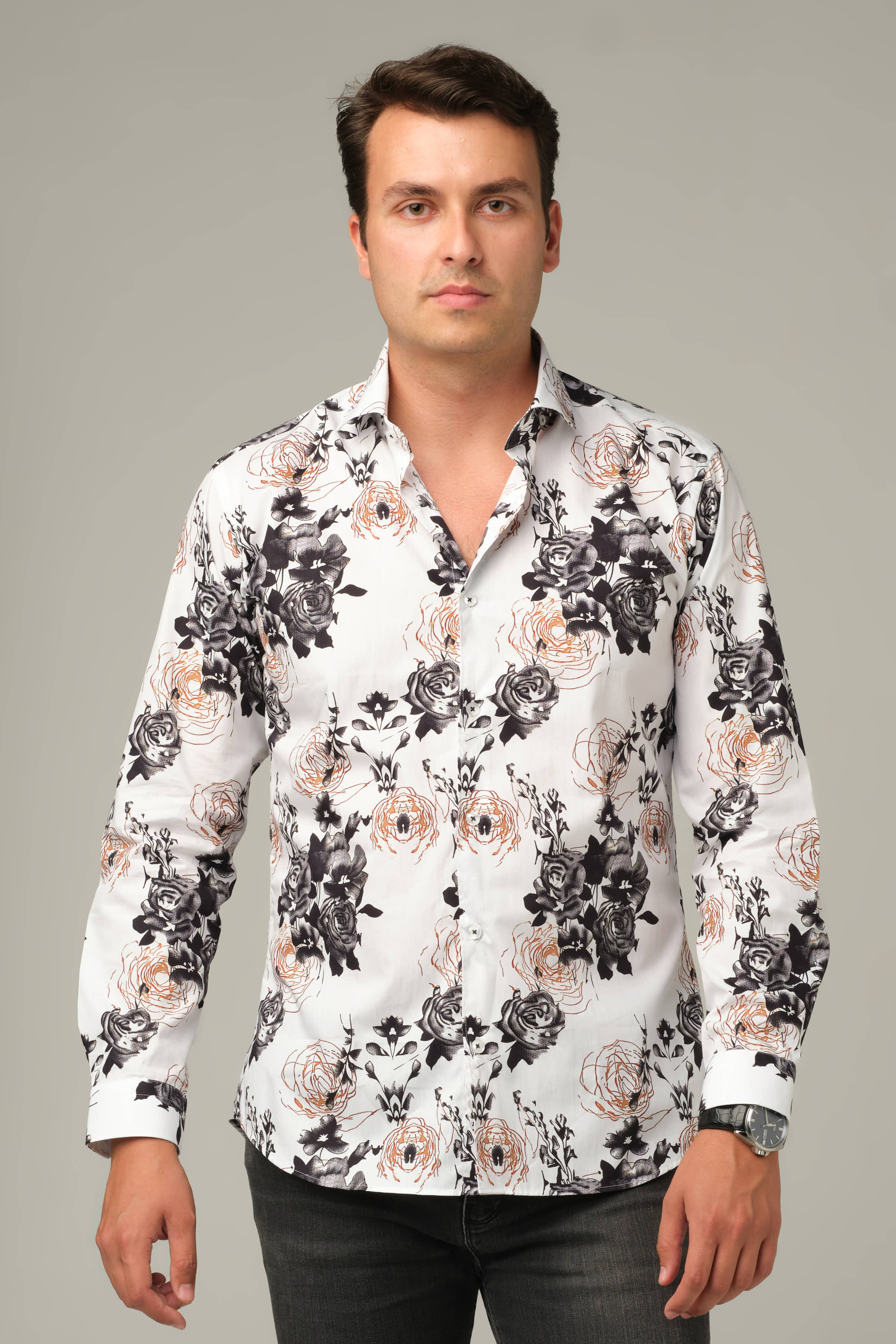 Midnight Rose Statement Shirt