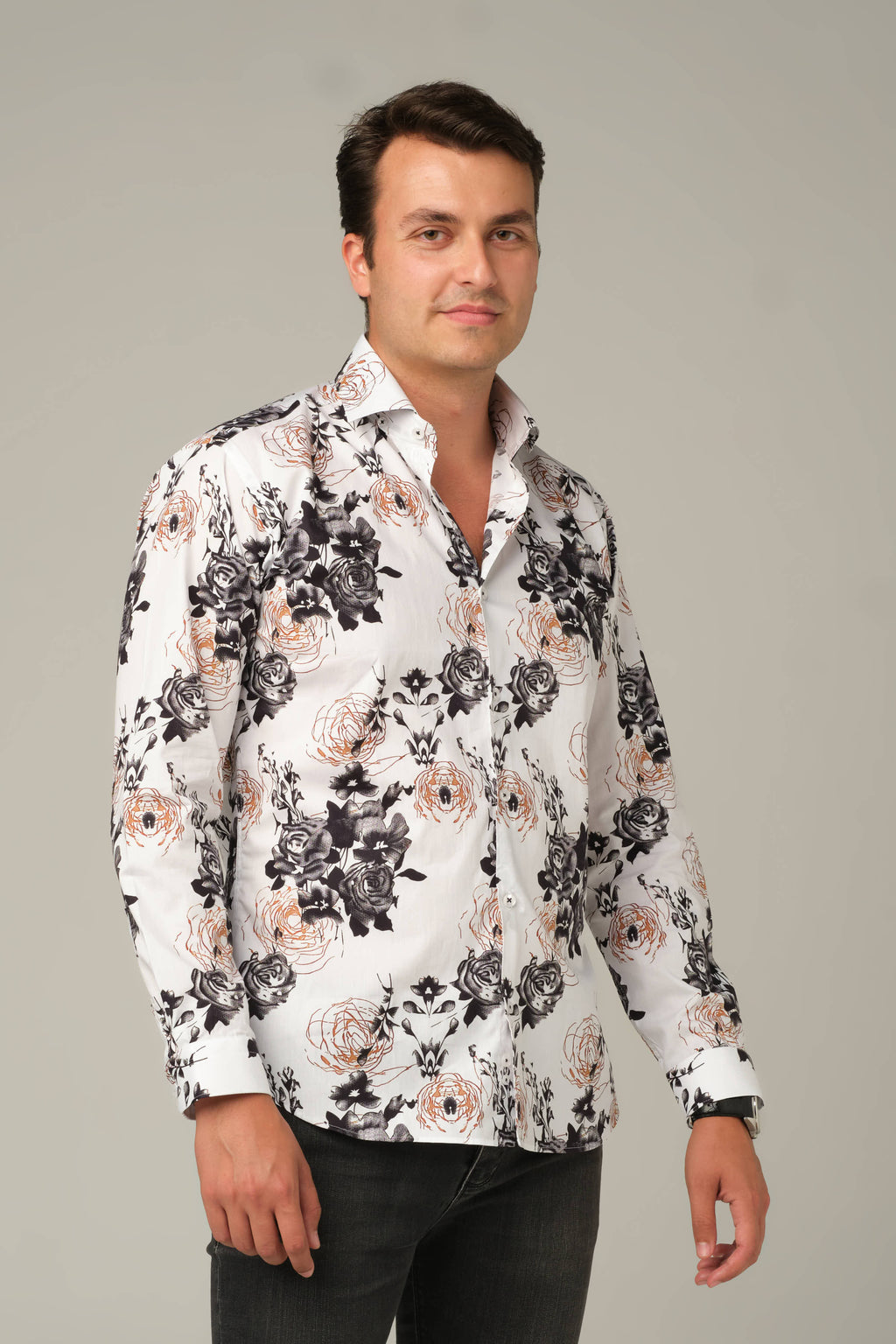 Midnight Rose Statement Shirt