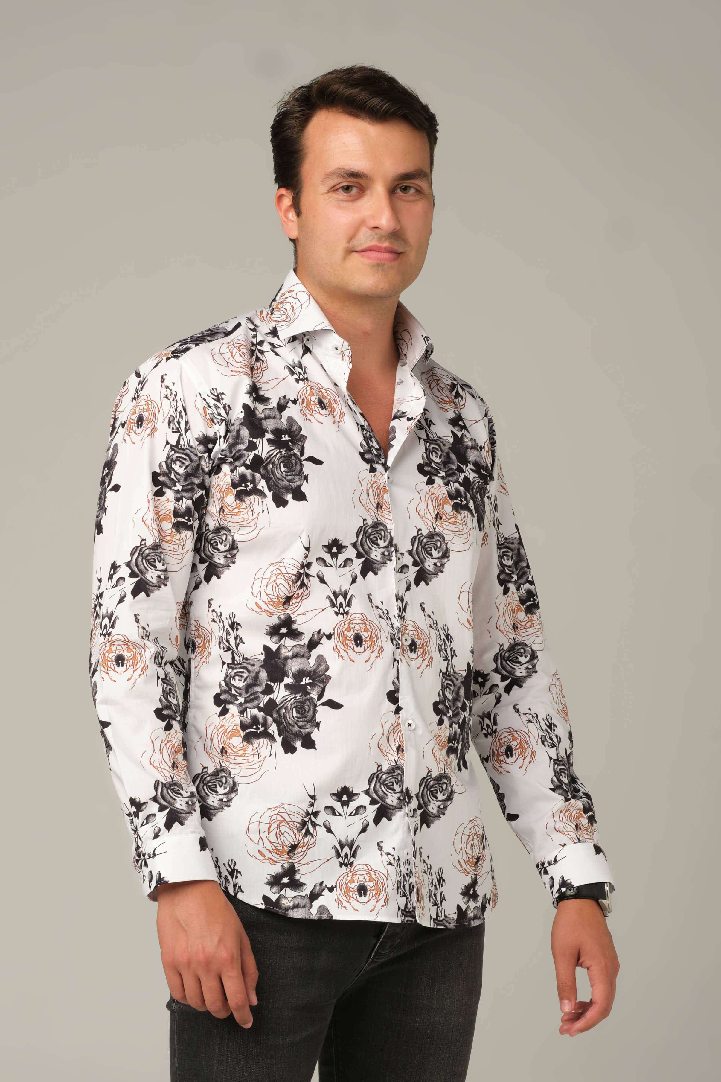 Midnight Rose Statement Shirt