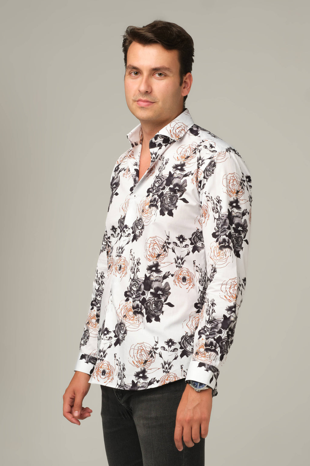 Midnight Rose Statement Shirt