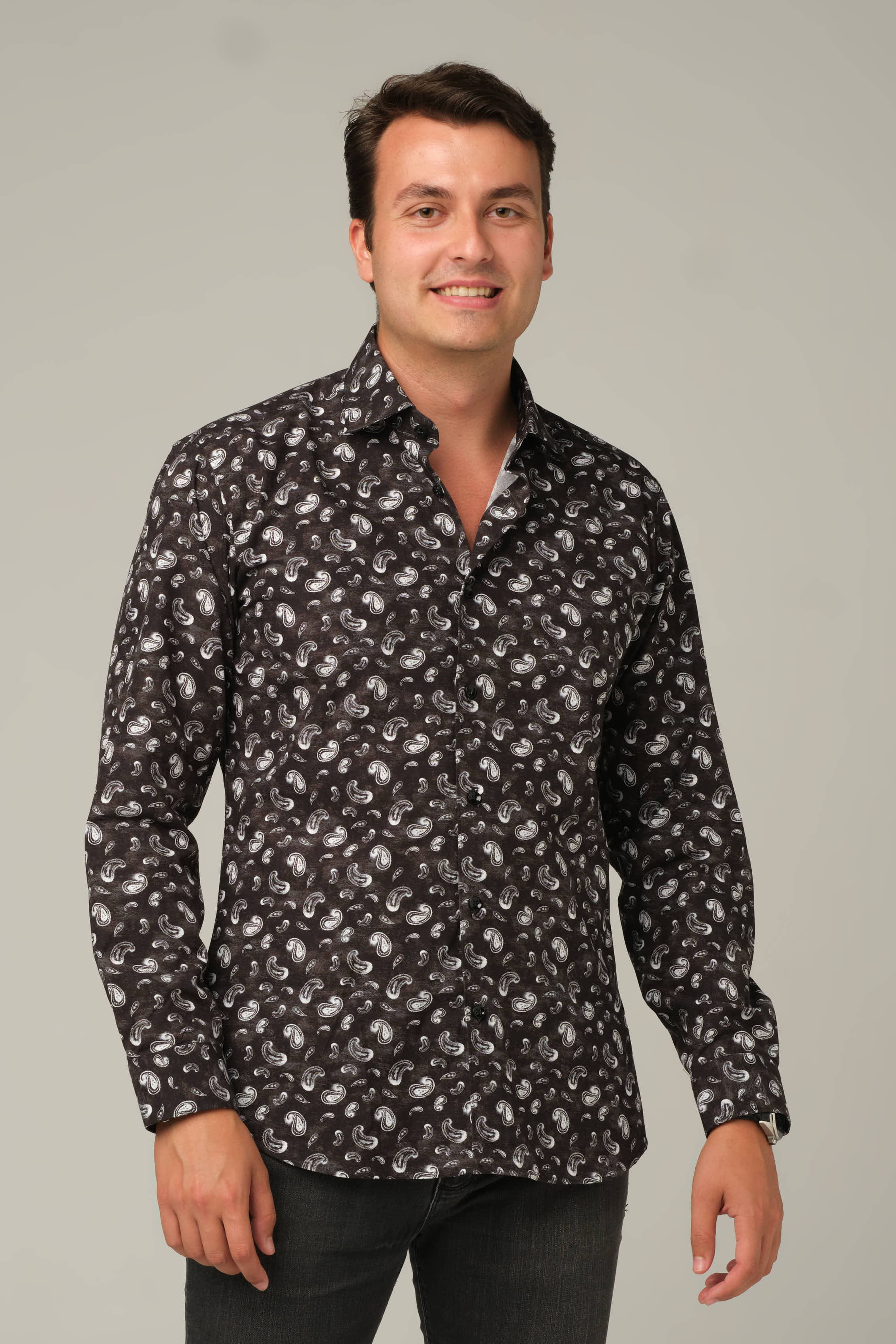 Midnight Paisley Signature Shirt