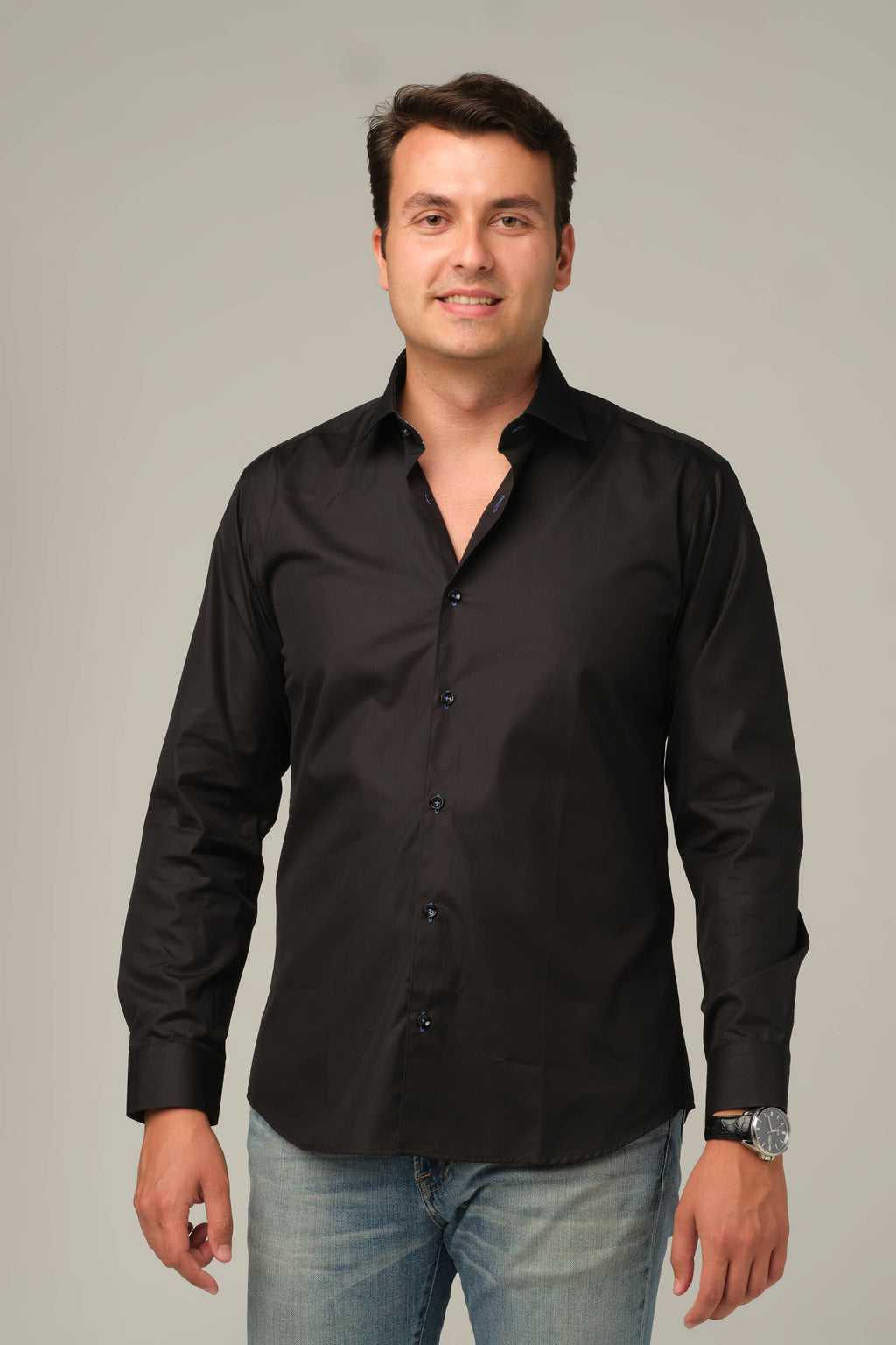 Midnight Contrast Signature Shirt
