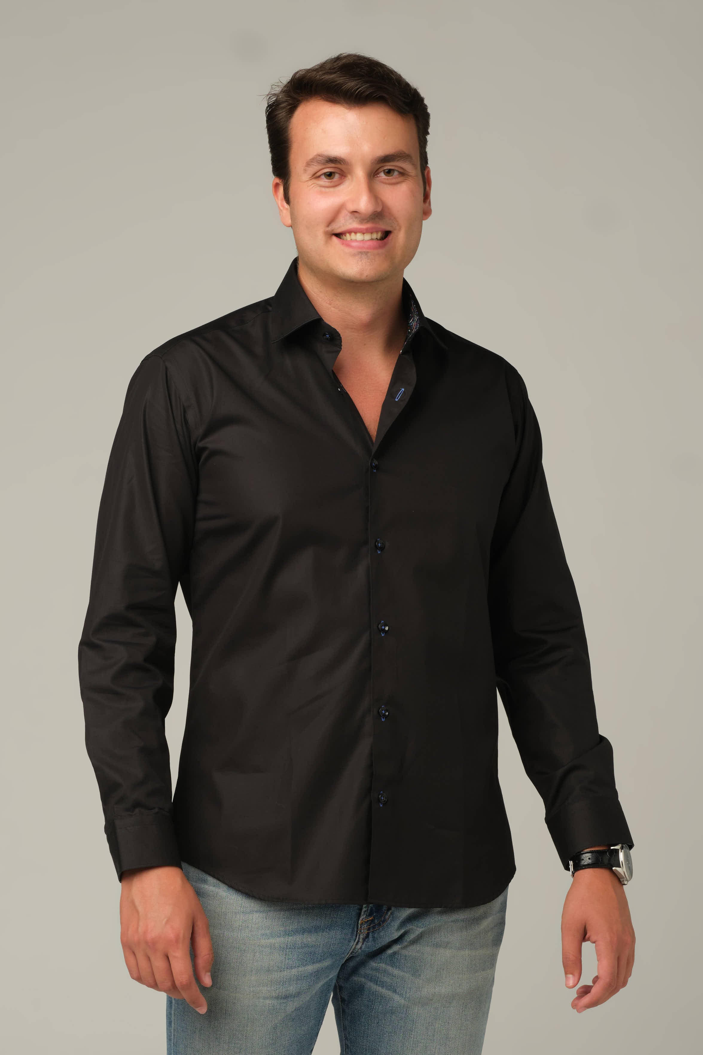 Midnight Contrast Signature Shirt