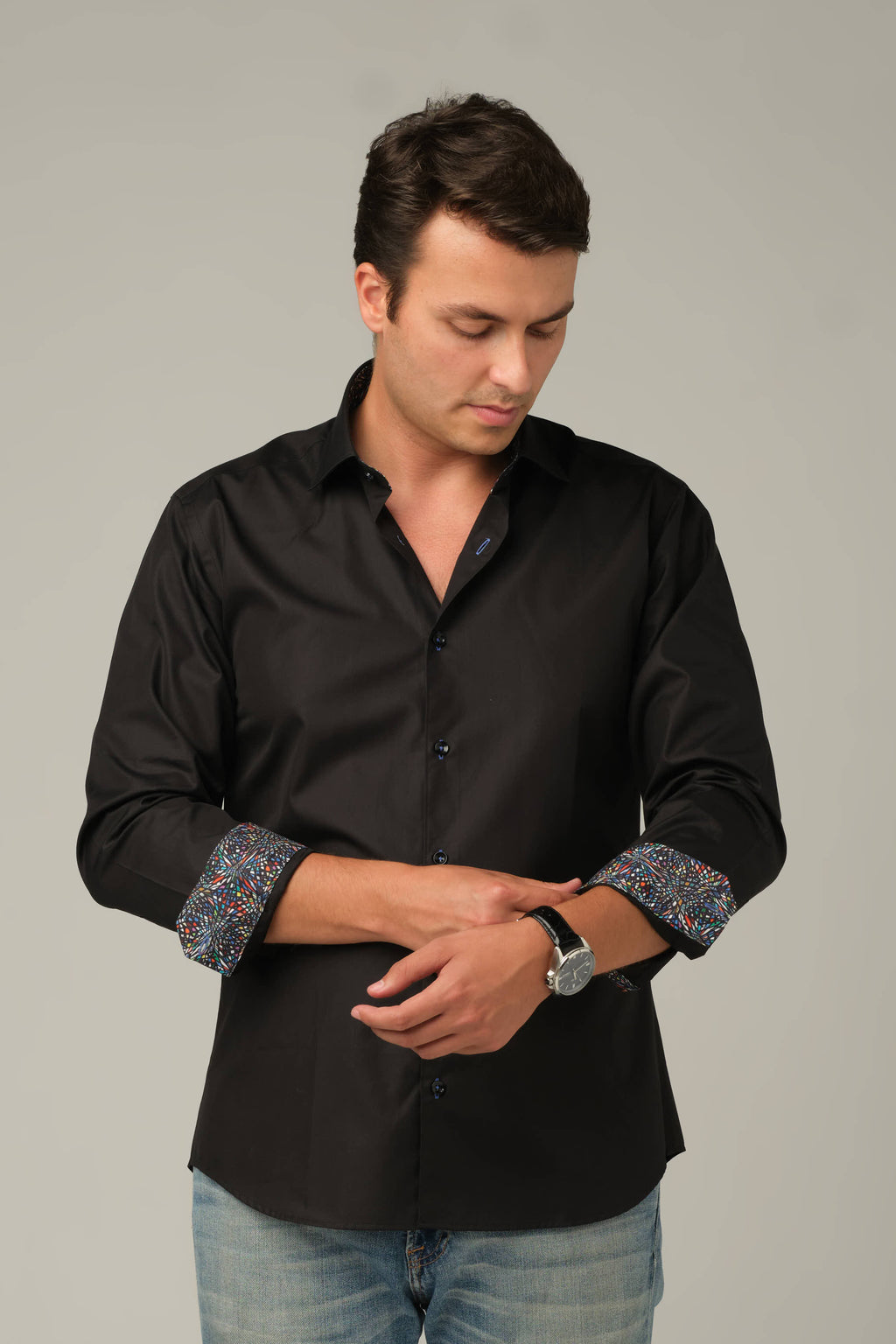 Midnight Contrast Signature Shirt