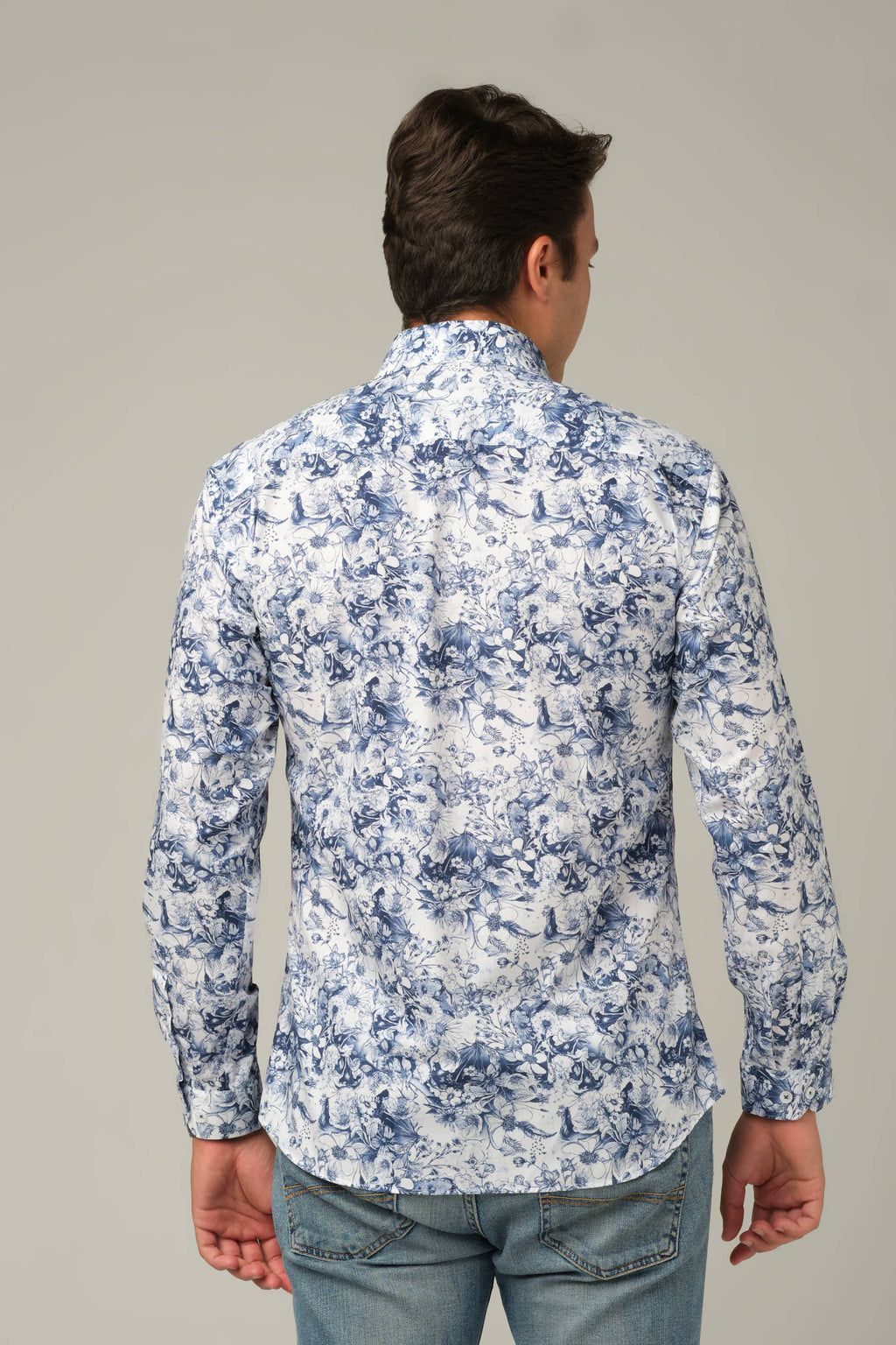 Azure Bloom Signature Shirt