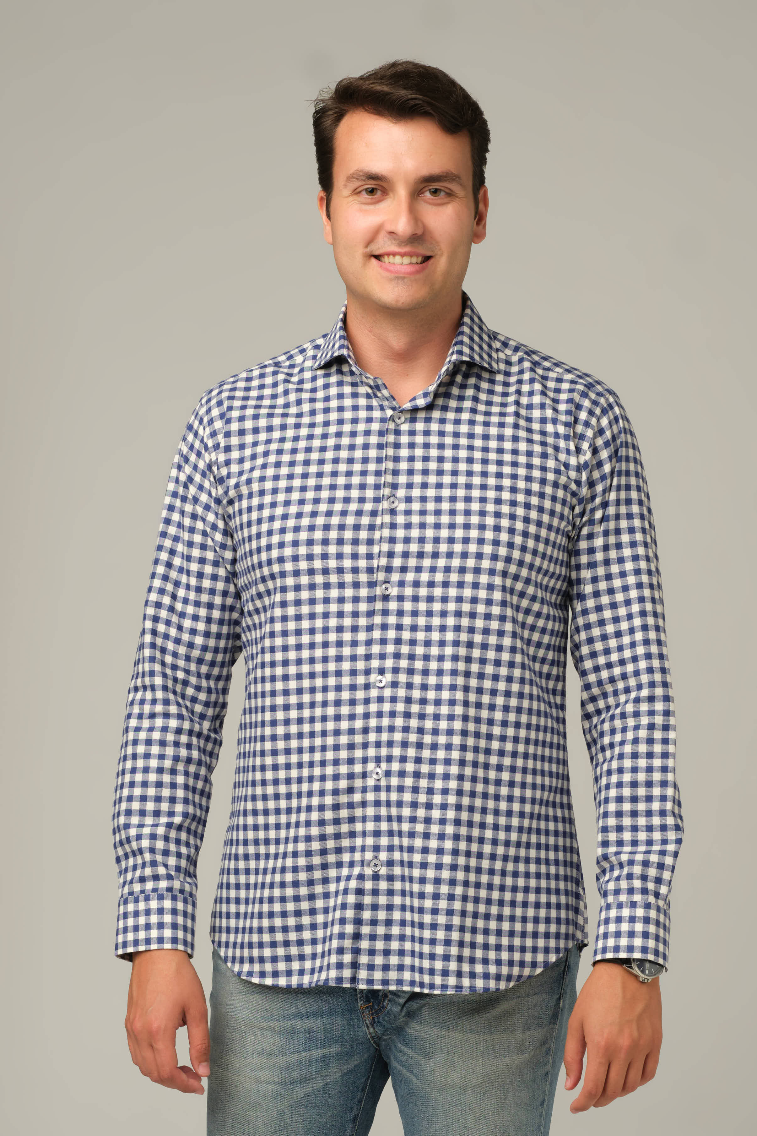 Midnight Grid Classic Shirt