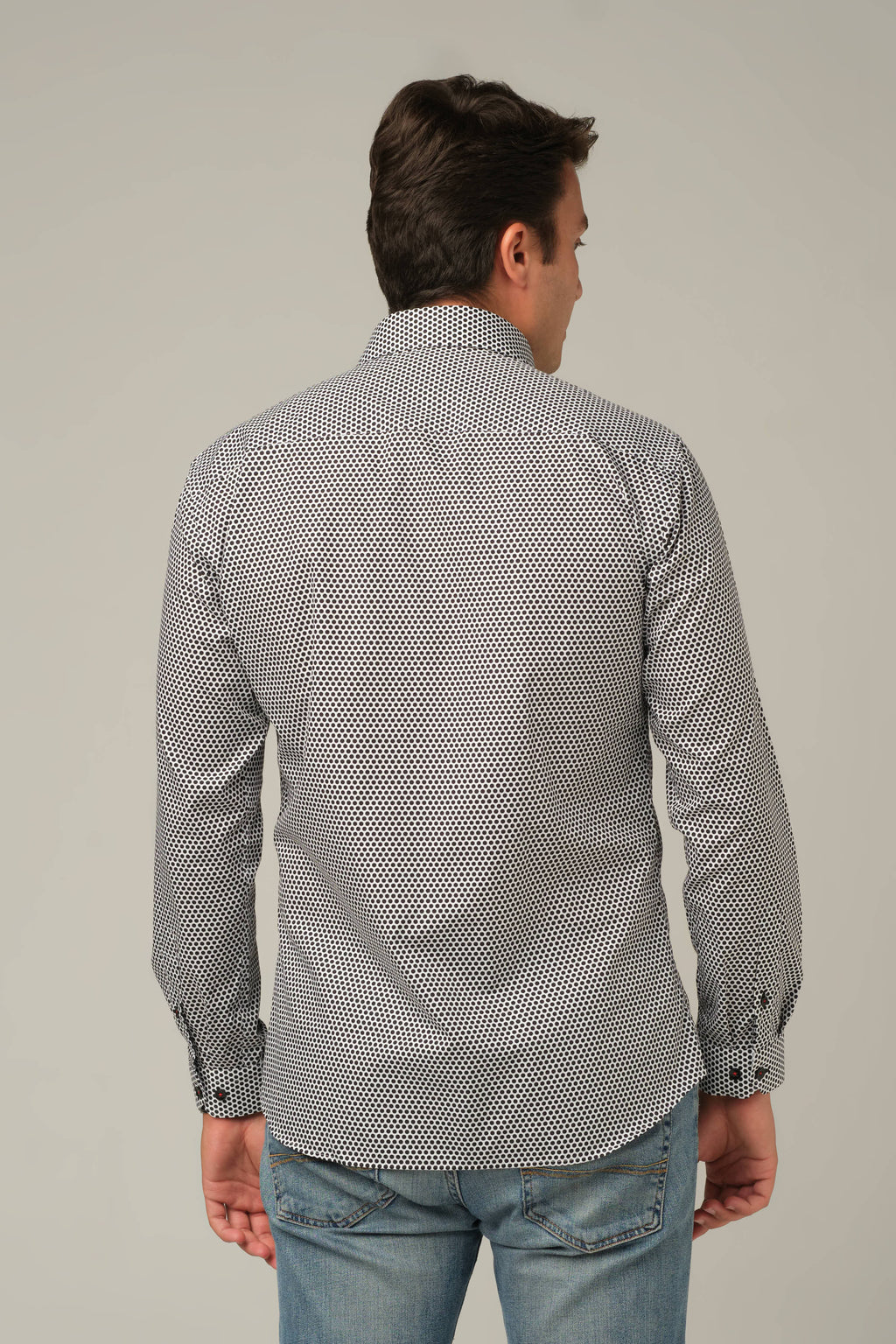 Monochrome Dot Signature Shirt