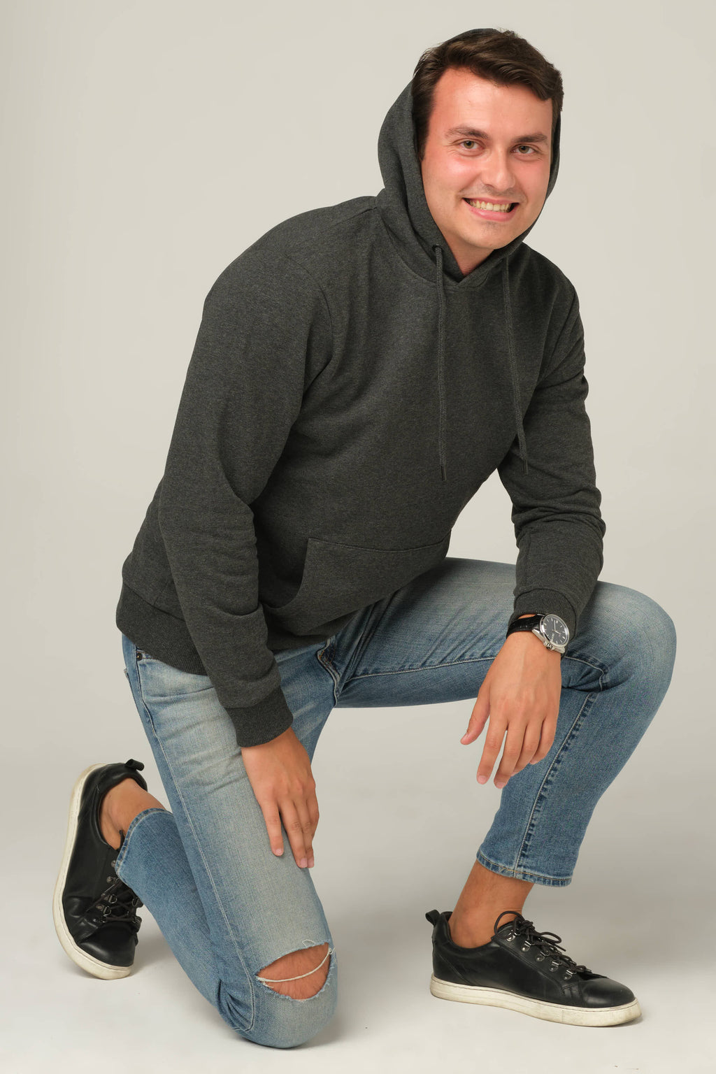 Charcoal Essential Premium Hoodie