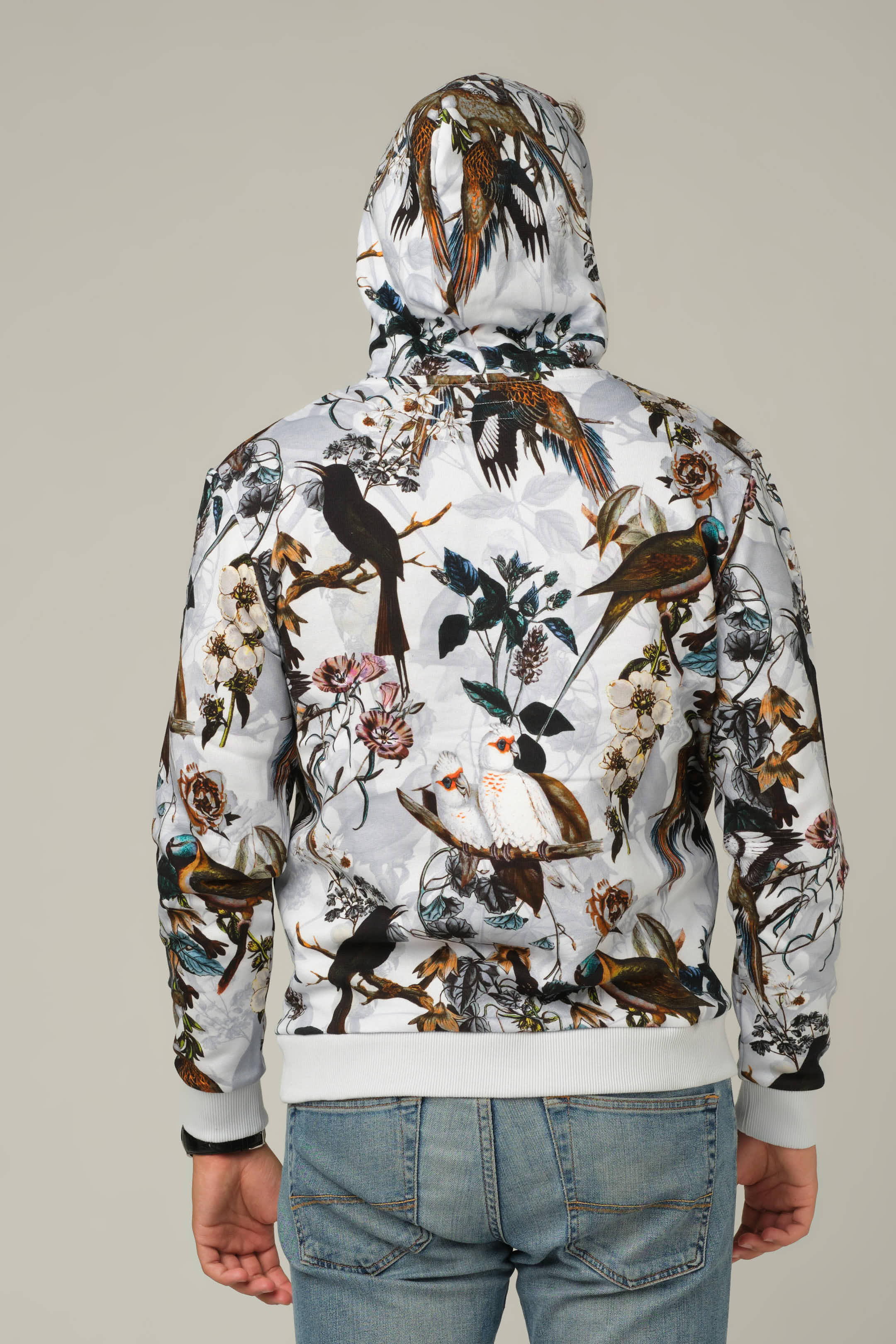 Ivory Aviary Art Hoodie