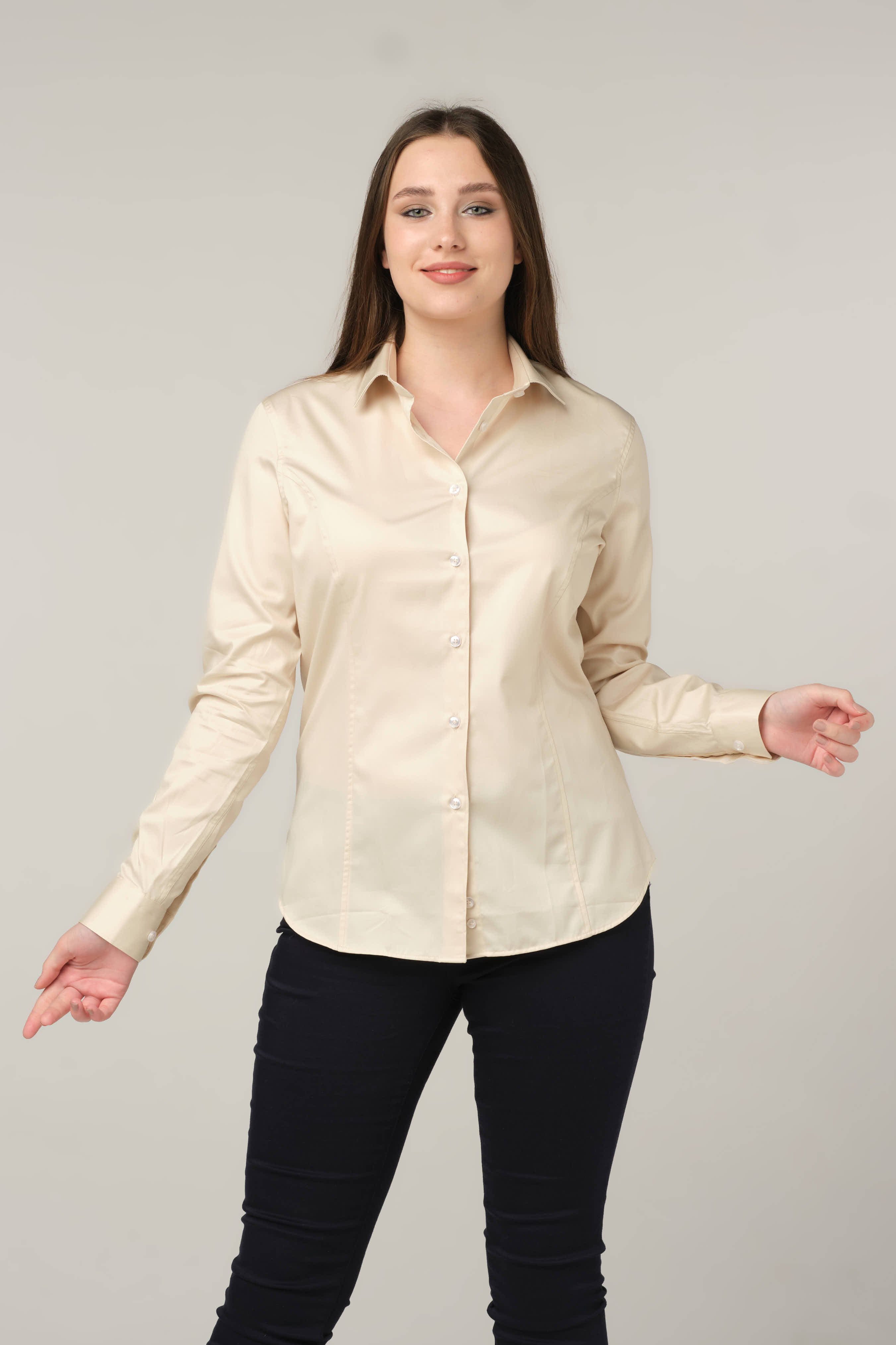 Soft Beige Essential Shirt