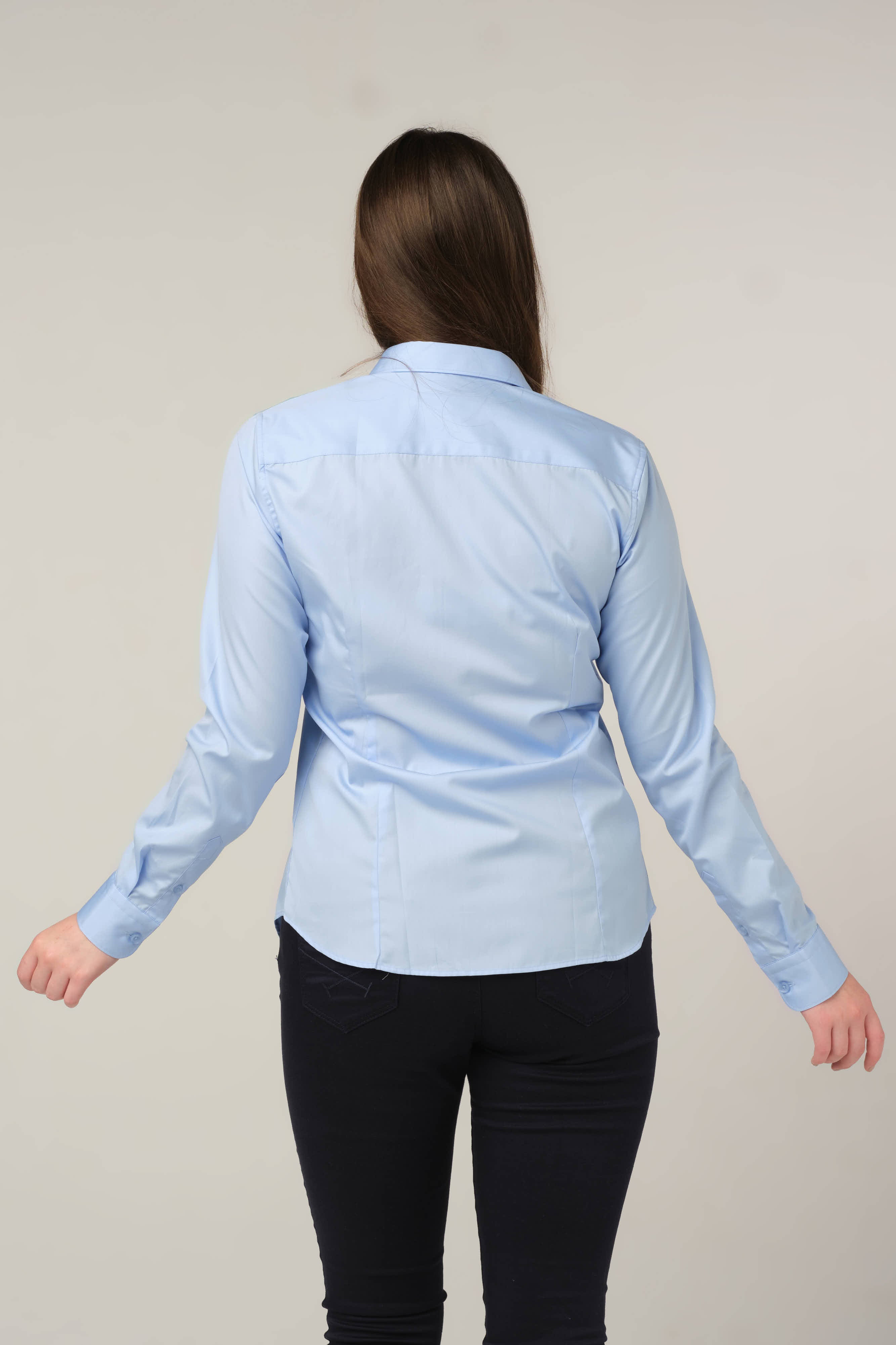 Sky Blue Tailored Essential Shirt