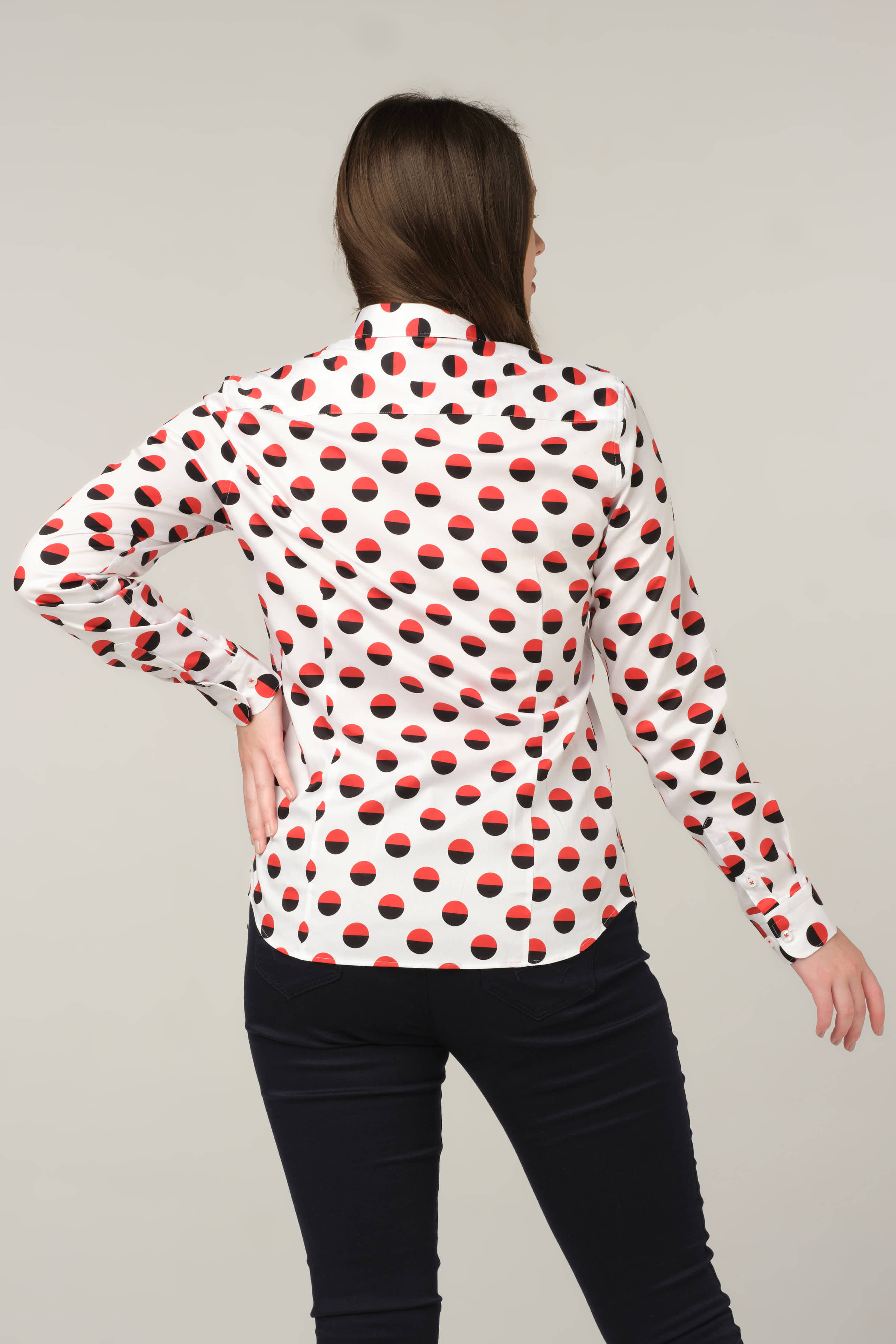 Red Dot Elegance Shirt