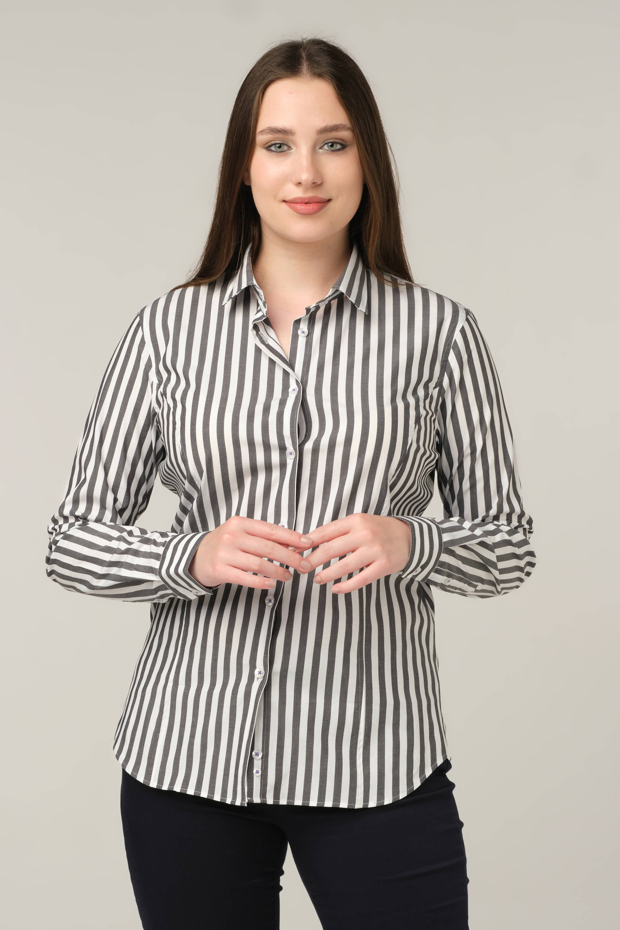 Monochrome Stripe Signature Shirt