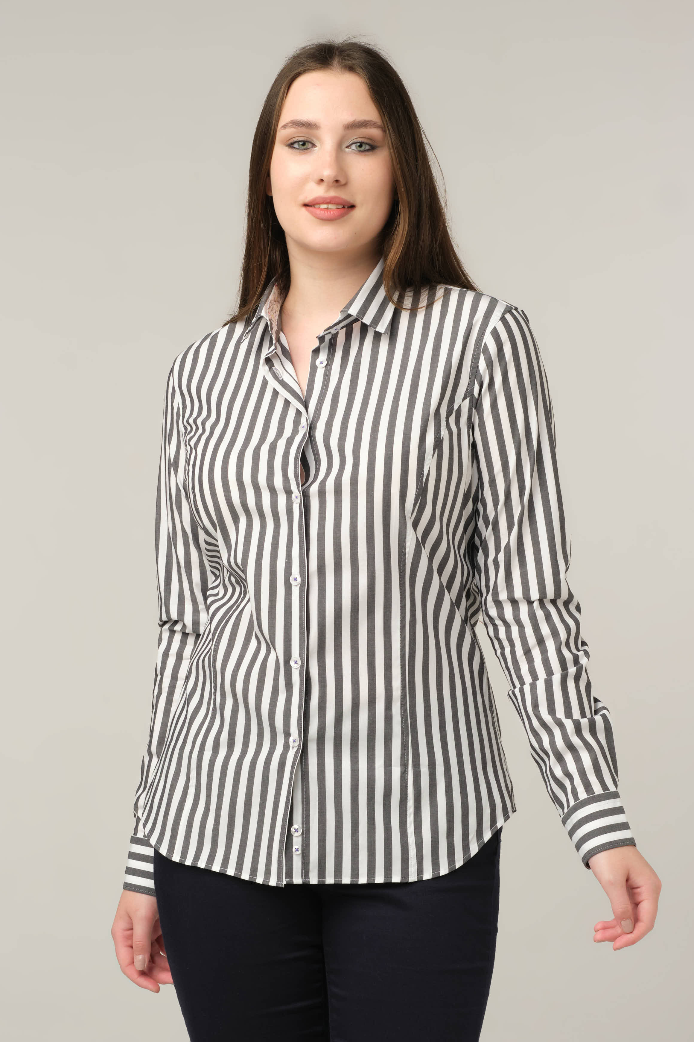 Monochrome Stripe Signature Shirt