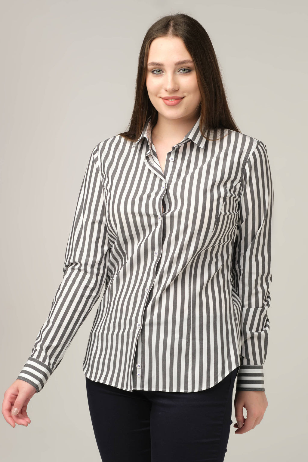 Monochrome Stripe Signature Shirt