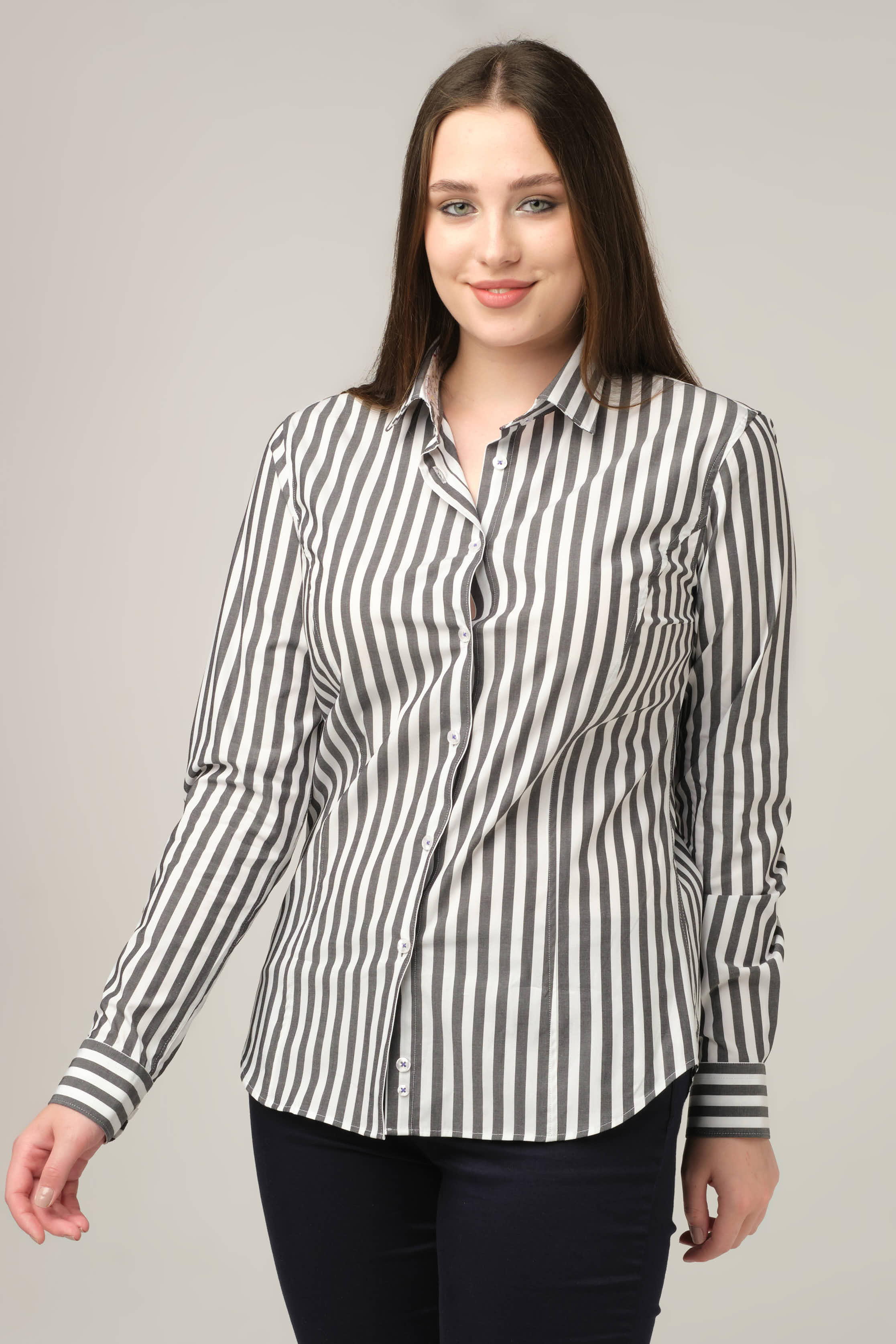 Monochrome Stripe Signature Shirt
