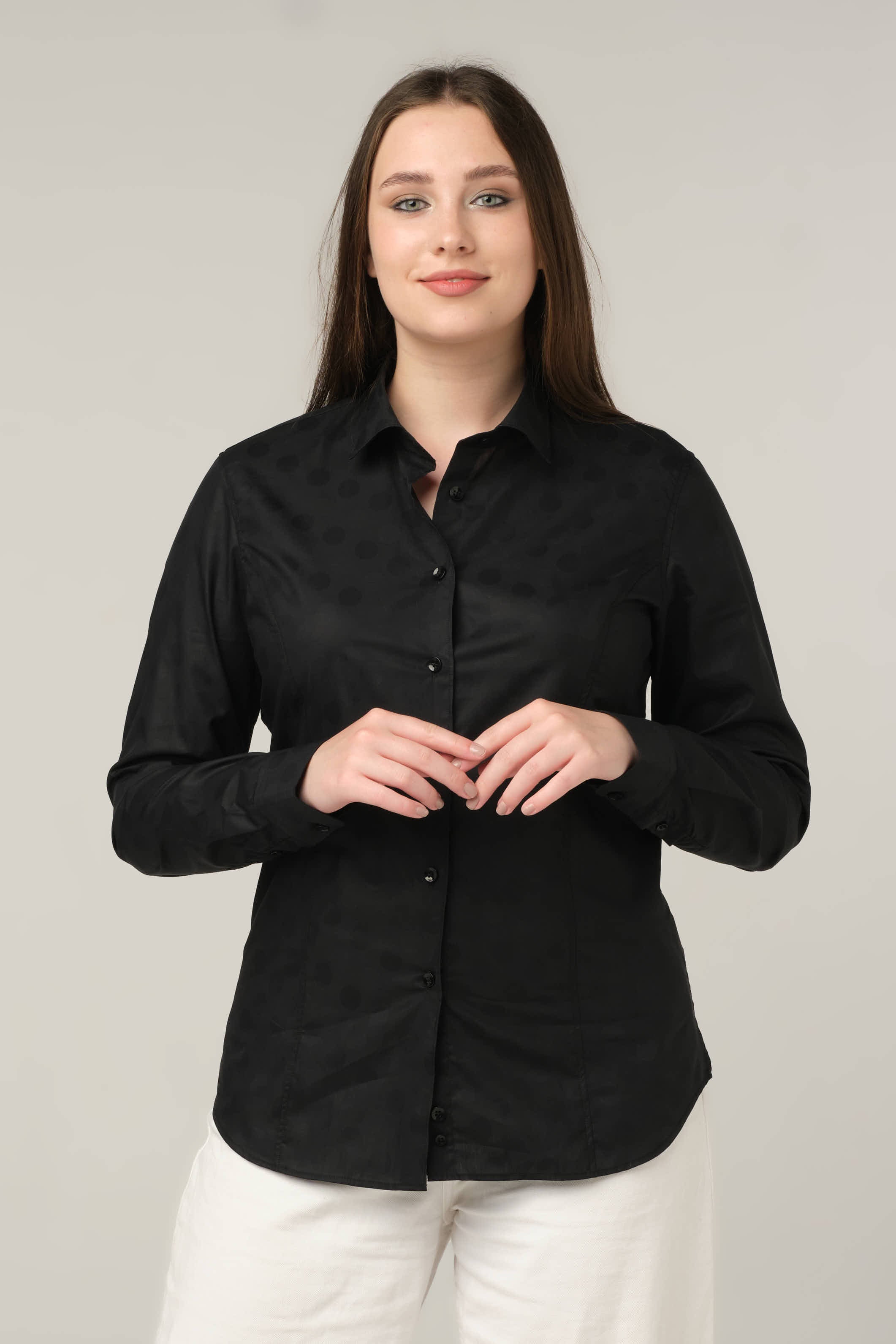 Midnight Elegance Black Shirt