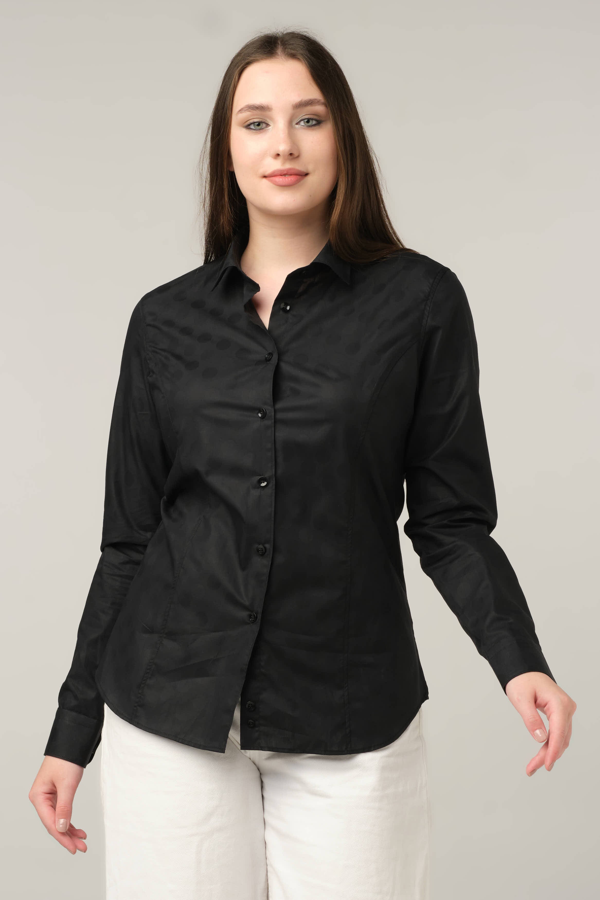 Midnight Elegance Black Shirt