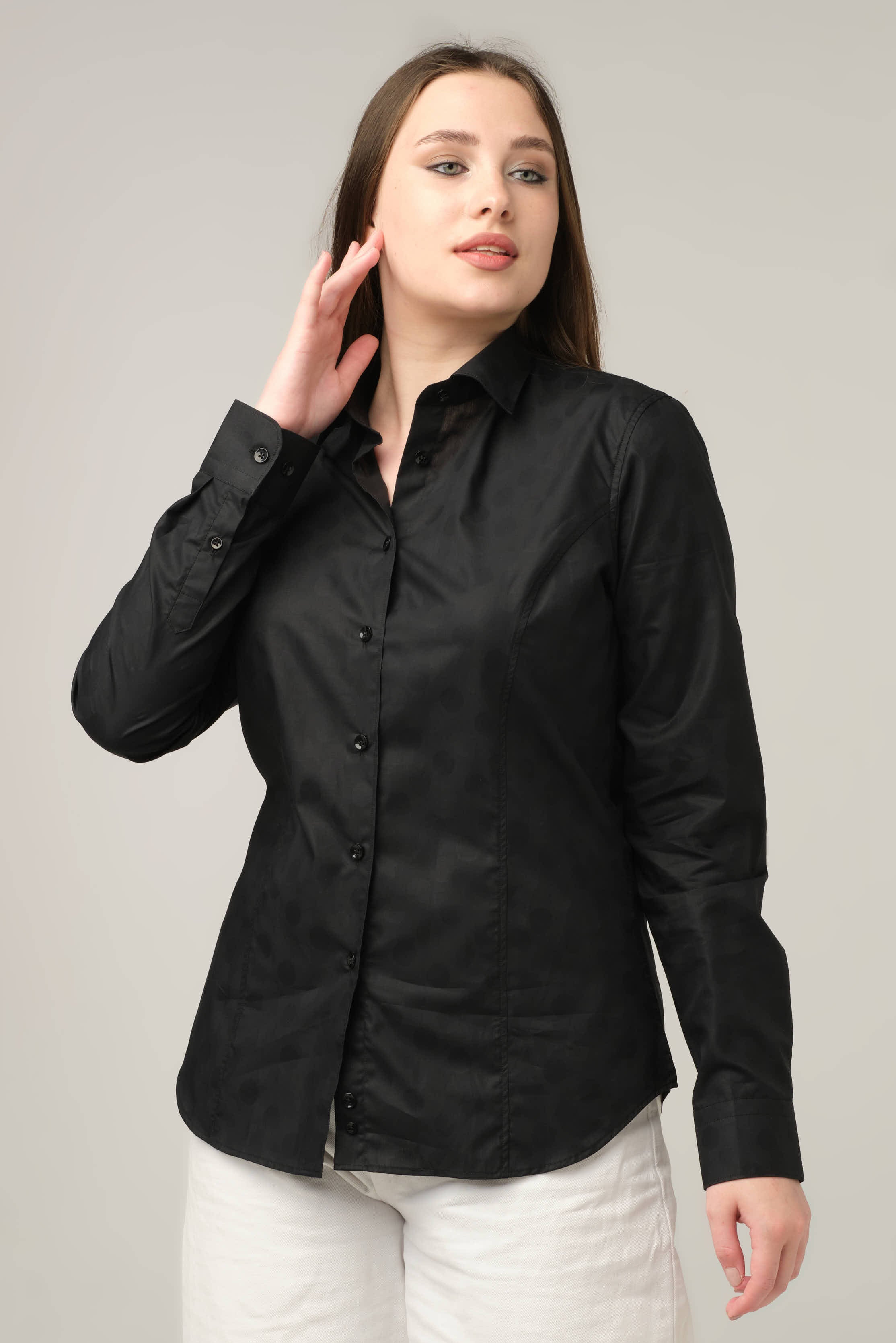 Midnight Elegance Black Shirt