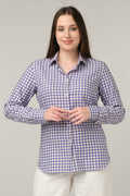 Lavender Gingham Classic Shirt