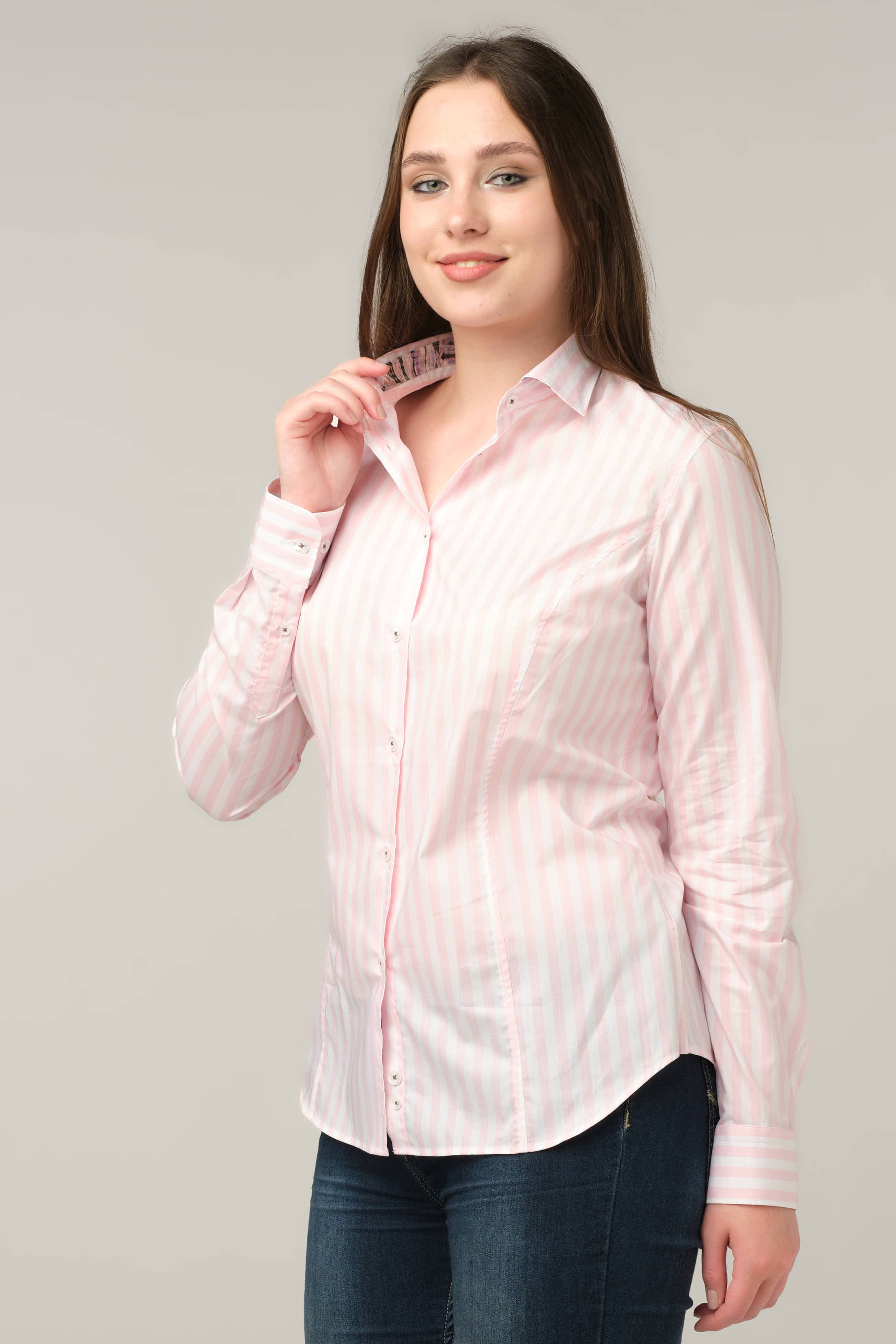 Blush Stripe Classic Shirt
