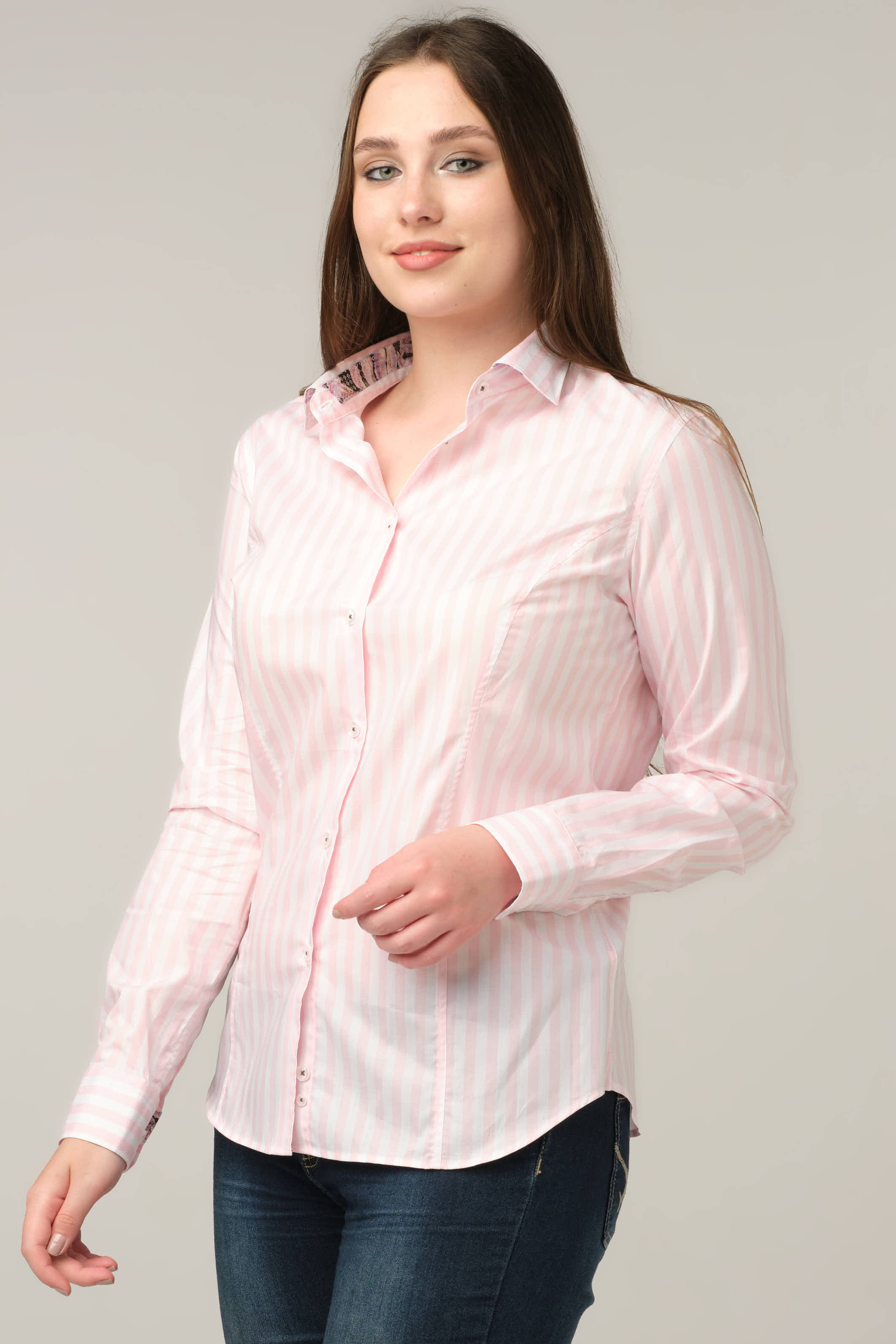 Blush Stripe Classic Shirt