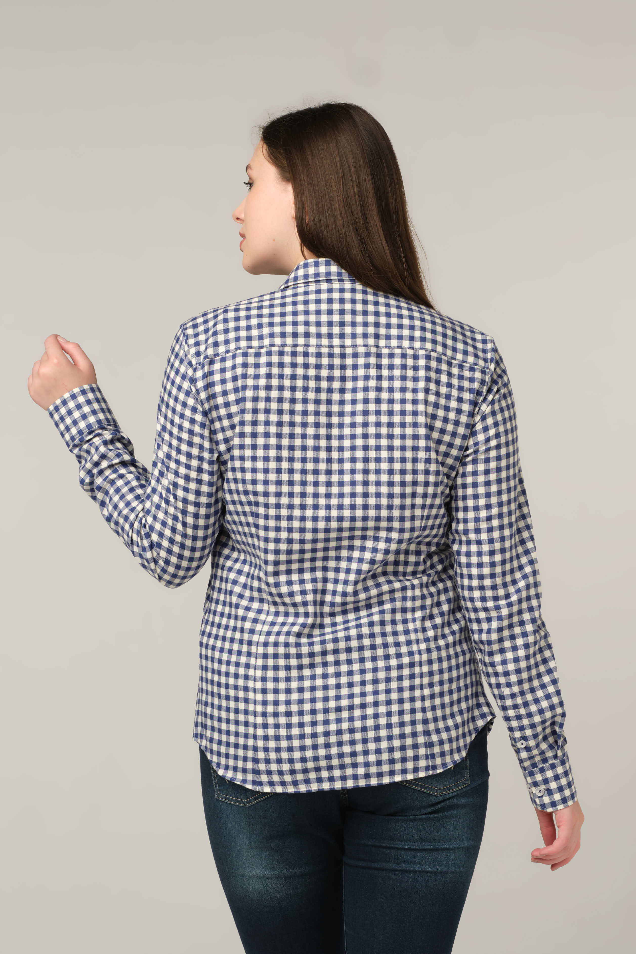 Blue Gingham Classic Shirt