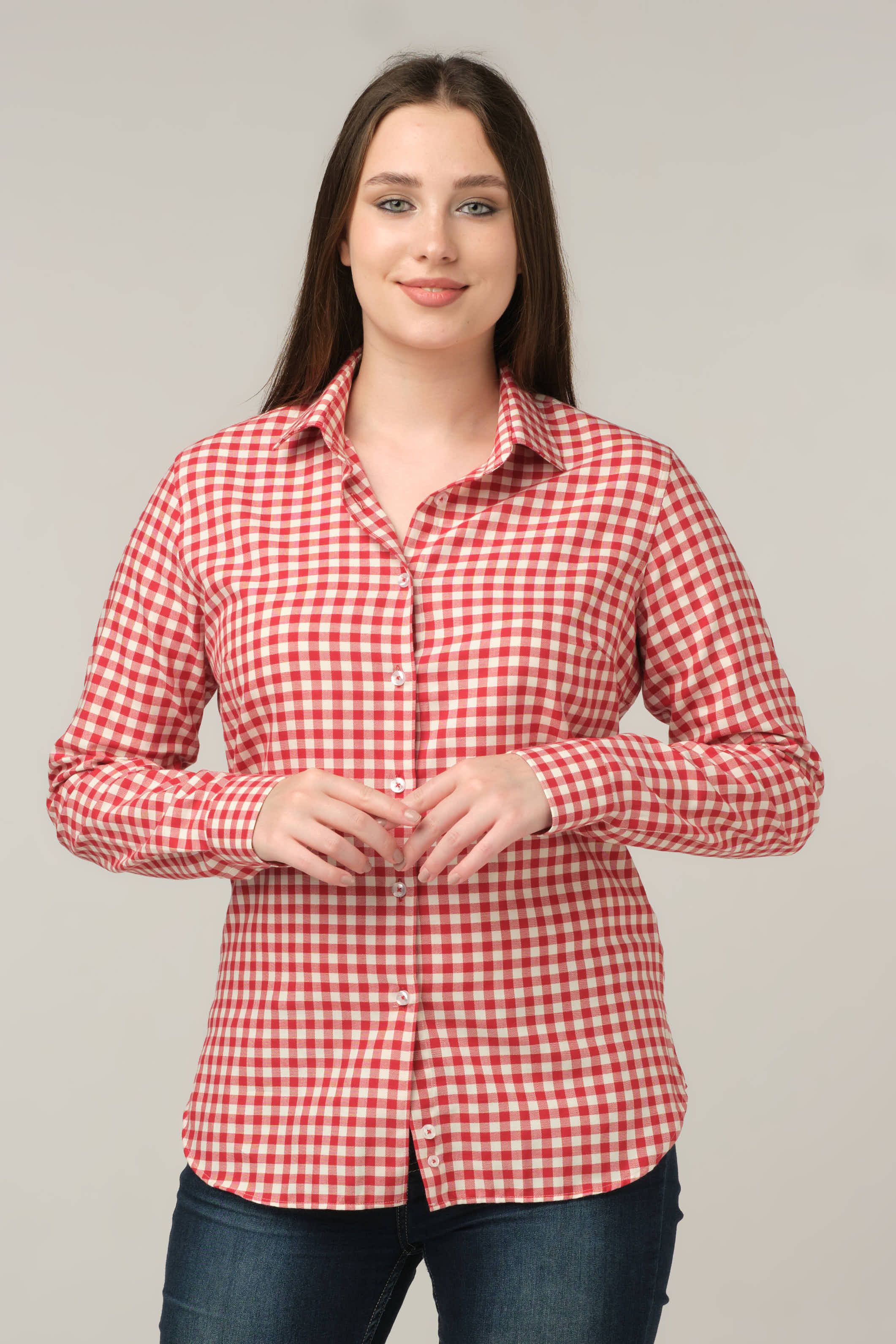 Red Gingham Classic Shirt