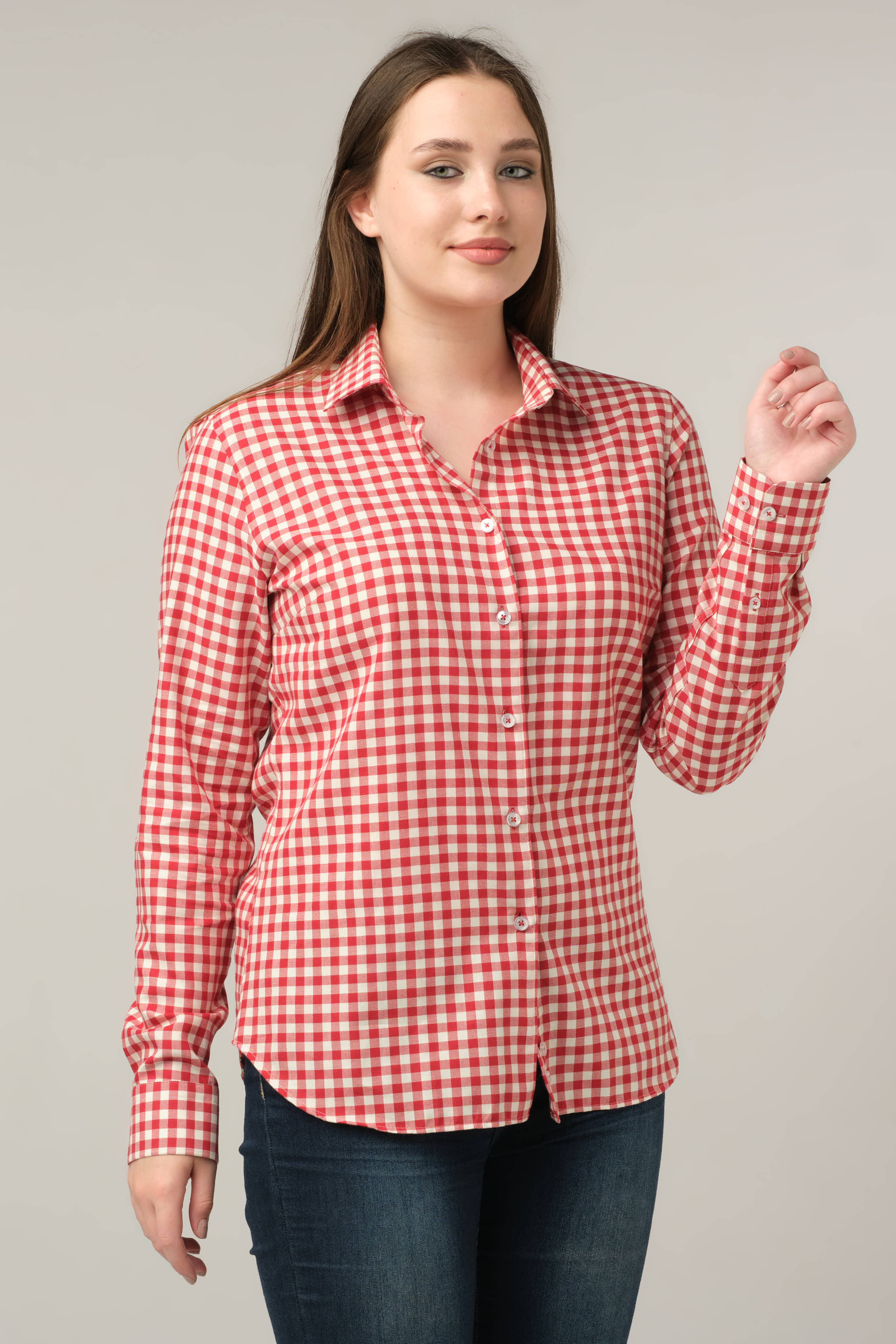 Red Gingham Classic Shirt