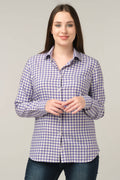 Lilac Gingham Everyday Shirt