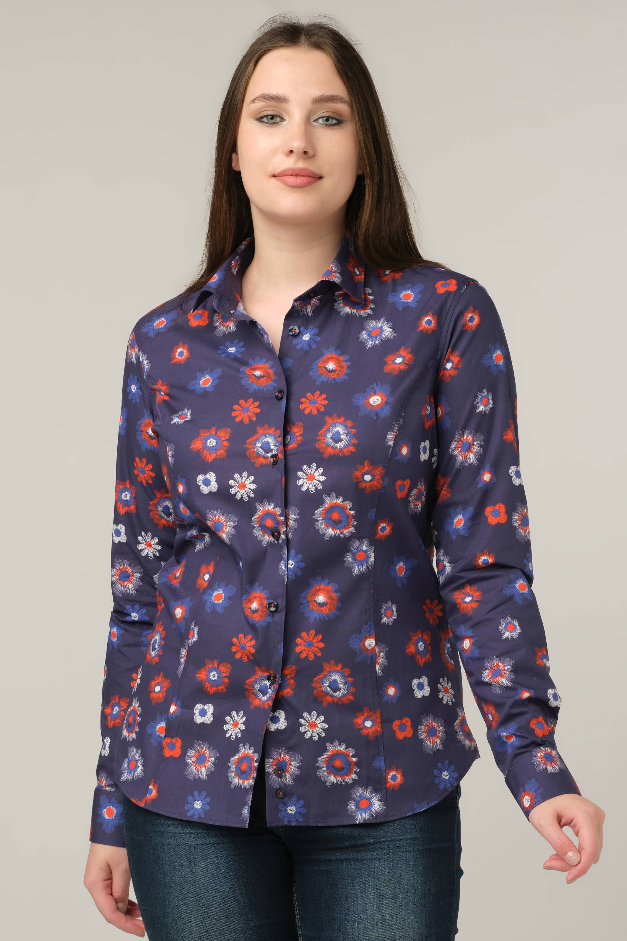 Midnight Bloom Floral Shirt