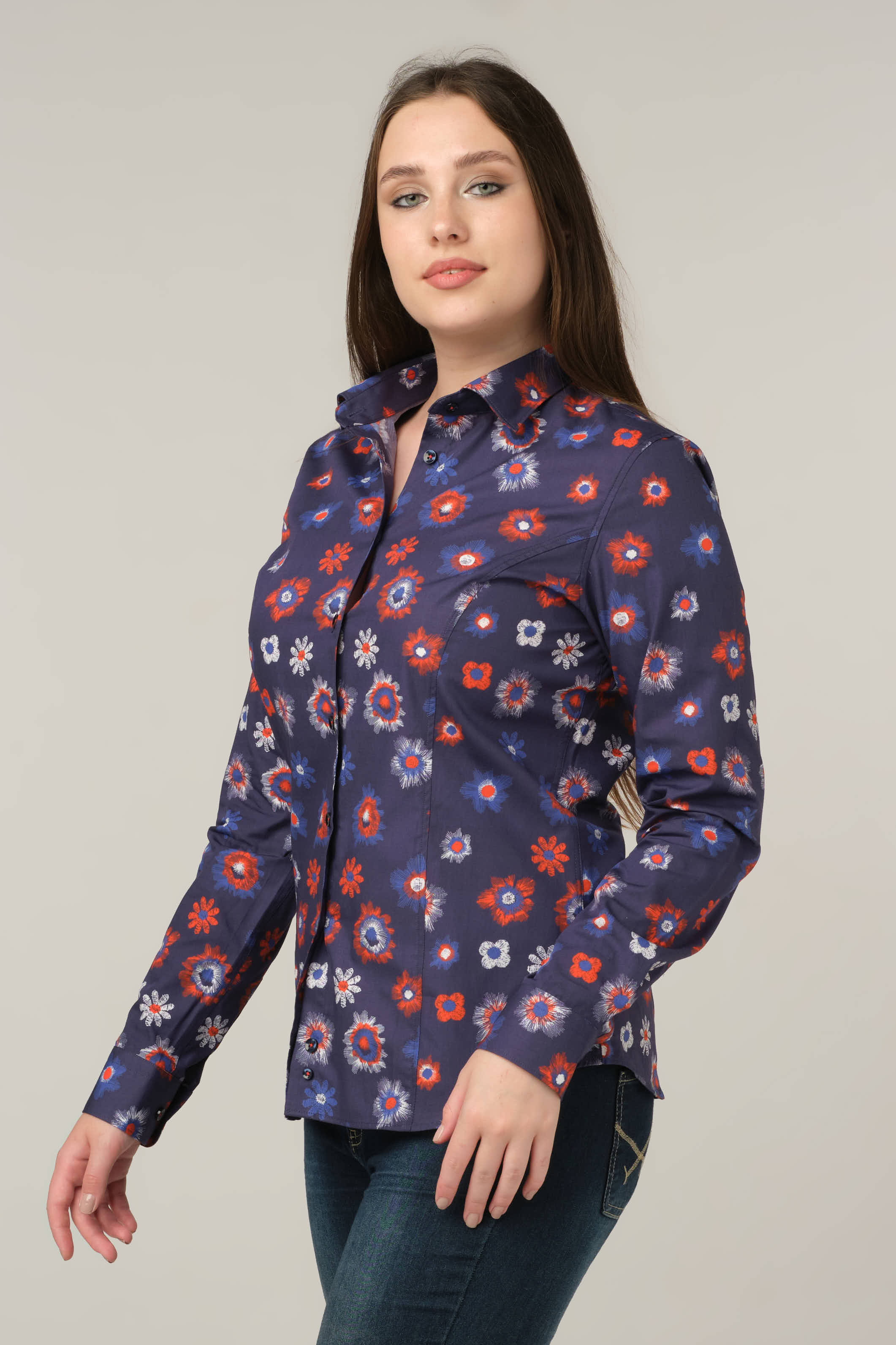 Midnight Bloom Floral Shirt