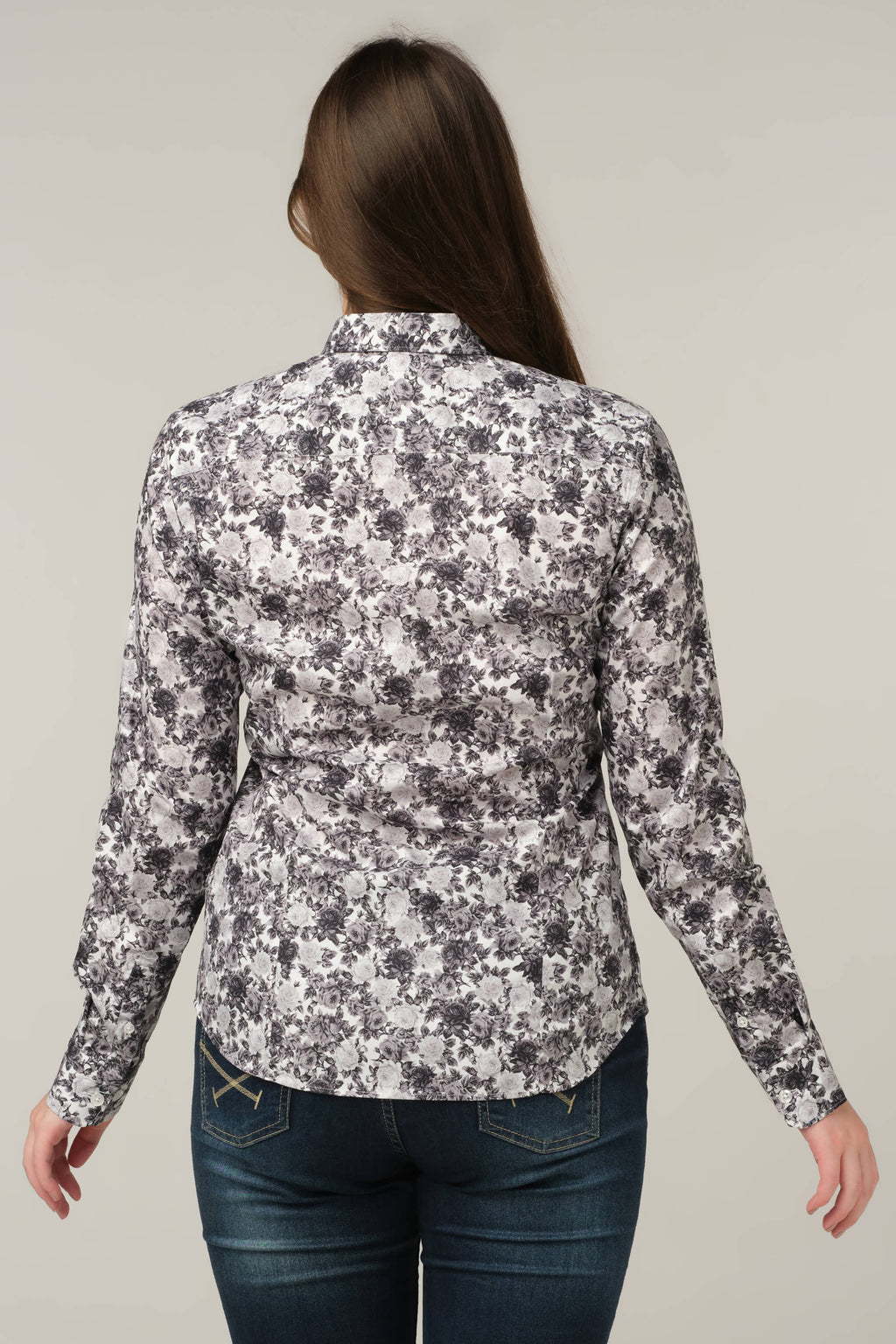 Ivory Shadow Floral Shirt
